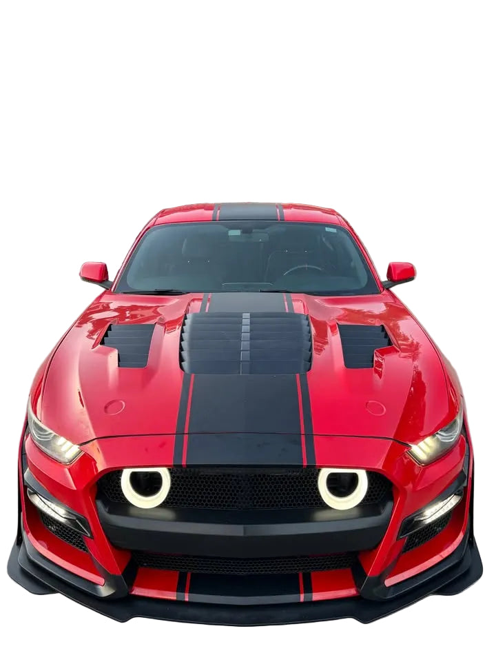 Defensa Delantera Estilo GT500 con Luces LED Ford Mustang 2015–2017 - vista 5