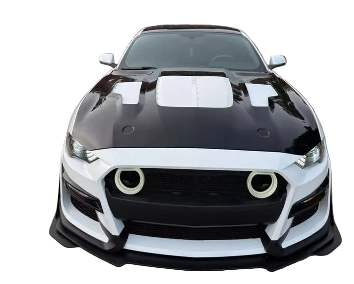 Defensa Delantera Estilo GT500 con Luces LED Ford Mustang 2018–2023 - vista 5