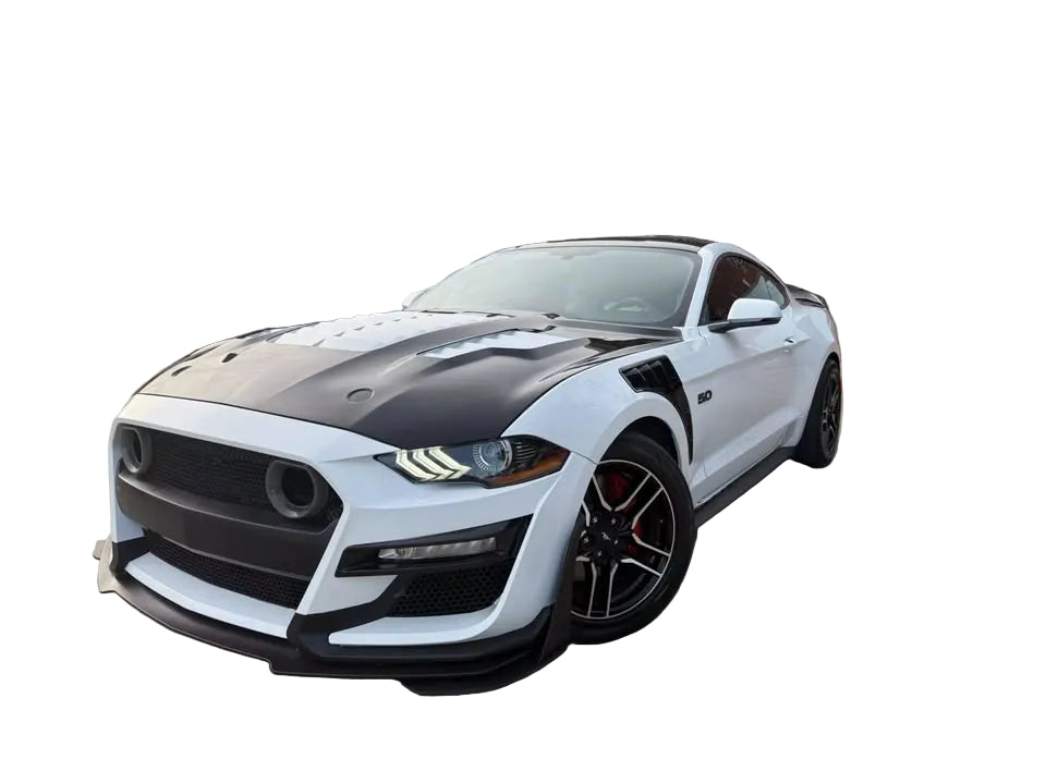 Defensa Delantera Estilo GT500 con Luces LED Ford Mustang 2018–2023 - vista 6