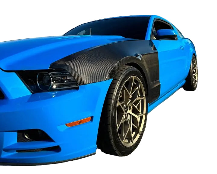 Vista adicional de Salpicaderas Estilo GT350 para Ford Mustang 2010–2014