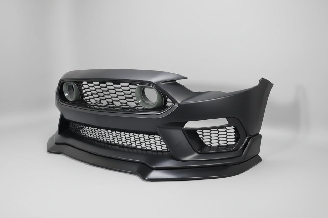 Defensa Delantera Estilo Mach 1 con Parrilla LED para Ford Mustang 2018–2023