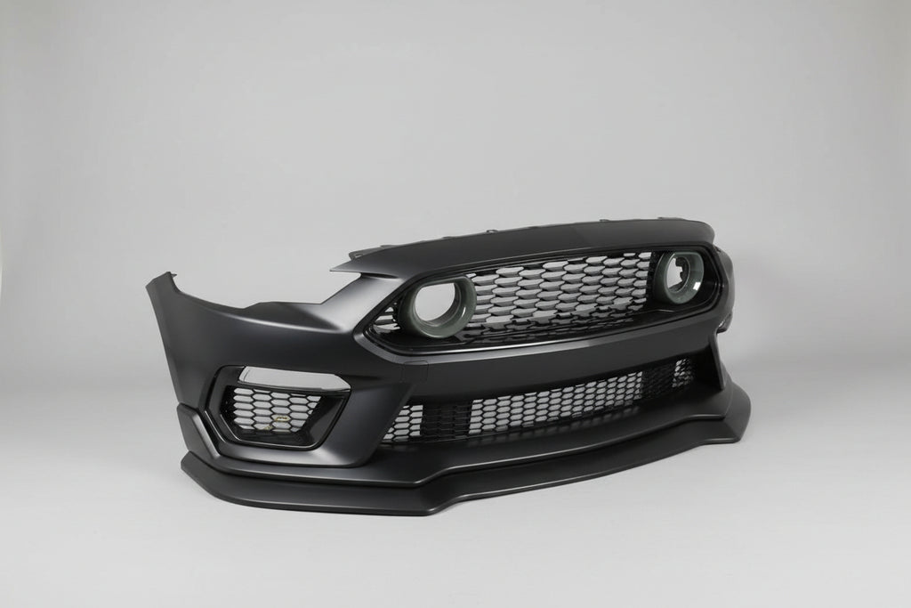 Defensa Delantera Estilo Mach 1 con Parrilla LED para Ford Mustang 2018–2023