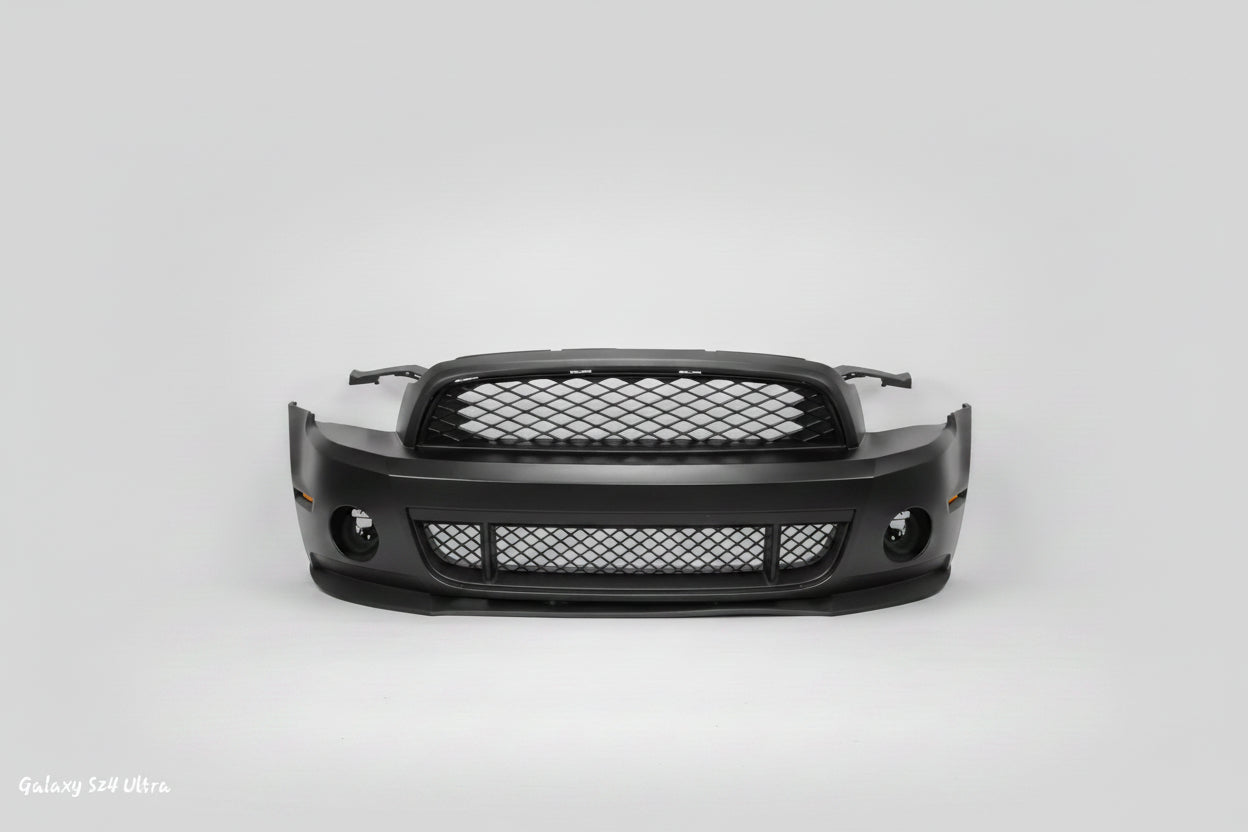 Defensa Delantera Completa de Conversión Estilo GT500 con Parrilla Cerrada para Ford Mustang 2010–2014
