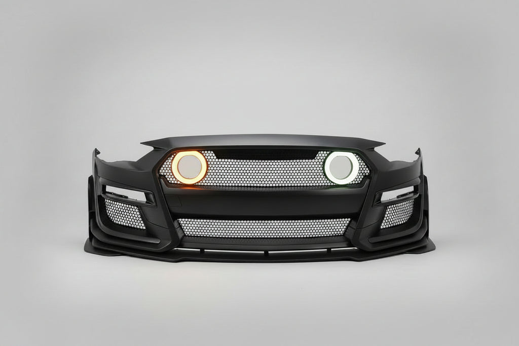 Defensa Delantera Estilo GT500 con Luces LED para Ford Mustang 2018–2023