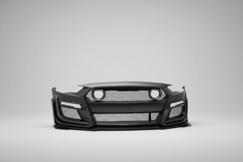Defensa Delantera Estilo GT500 con Luces LED para Ford Mustang 2018–2023