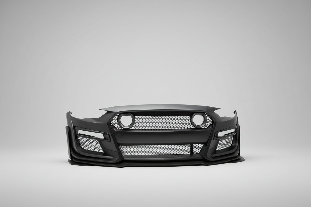 Defensa Delantera Estilo GT500 con Luces LED para Ford Mustang 2018–2023