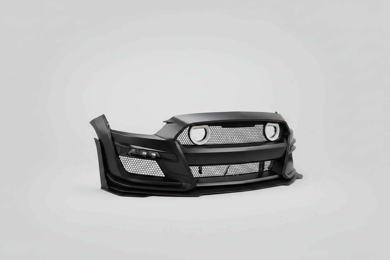 Defensa Delantera Estilo GT500 con Luces LED para Ford Mustang 2015–2017