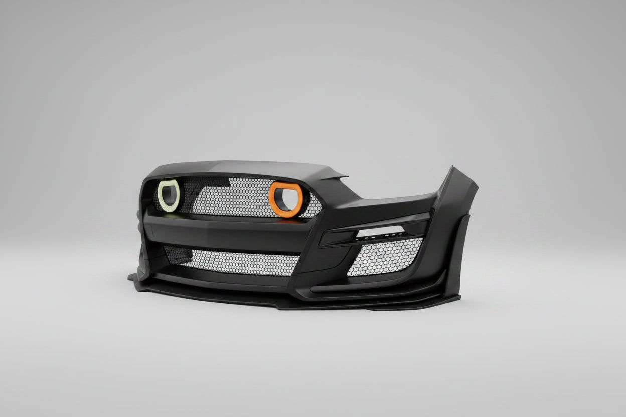 Defensa Delantera Estilo GT500 con Luces LED para Ford Mustang 2015–2017