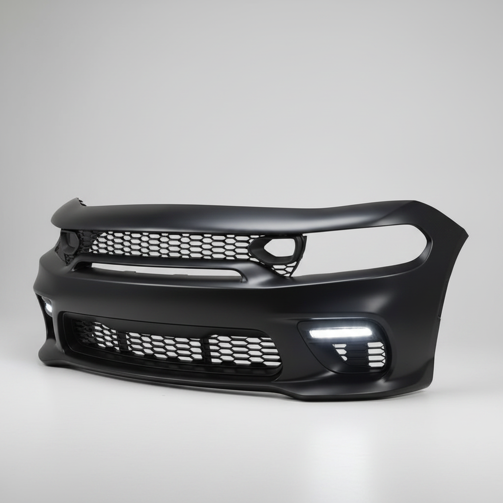 Defensa Delantera con Tira LED y Parilla Dodge Charger 2015–2023 - vista 2