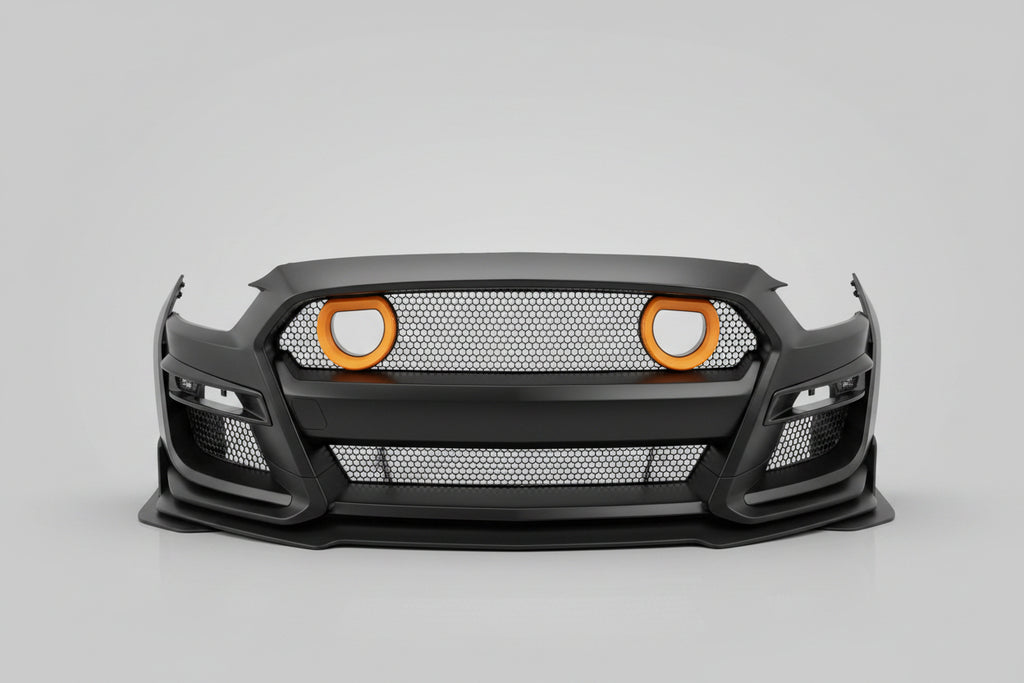 Defensa Delantera Estilo GT500 con Luces LED para Ford Mustang 2015–2017