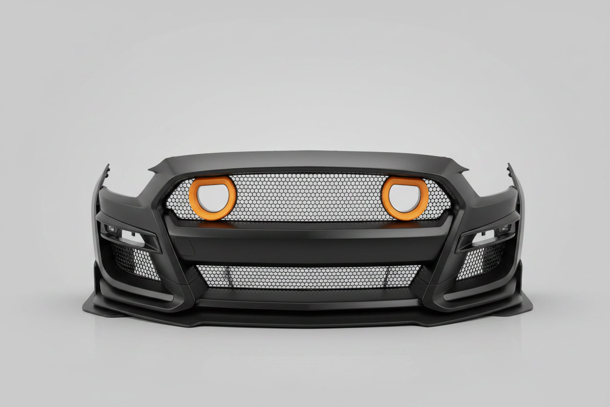 Defensa Delantera Estilo GT500 con Luces LED para Ford Mustang 2015–2017