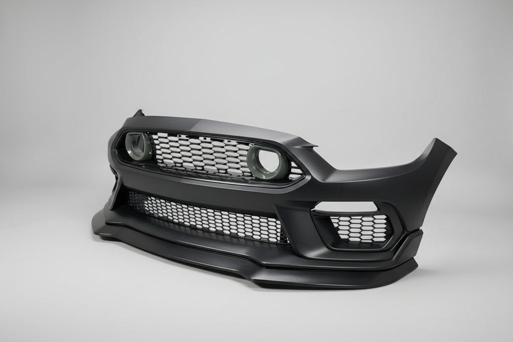 Defensa Delantera Estilo Mach 1 con Parrilla LED para Ford Mustang 2015–2017