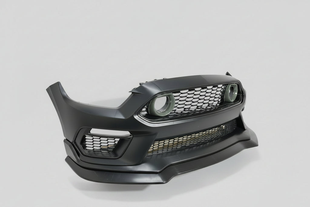 Defensa Delantera Estilo Mach 1 con Parrilla LED para Ford Mustang 2015–2017