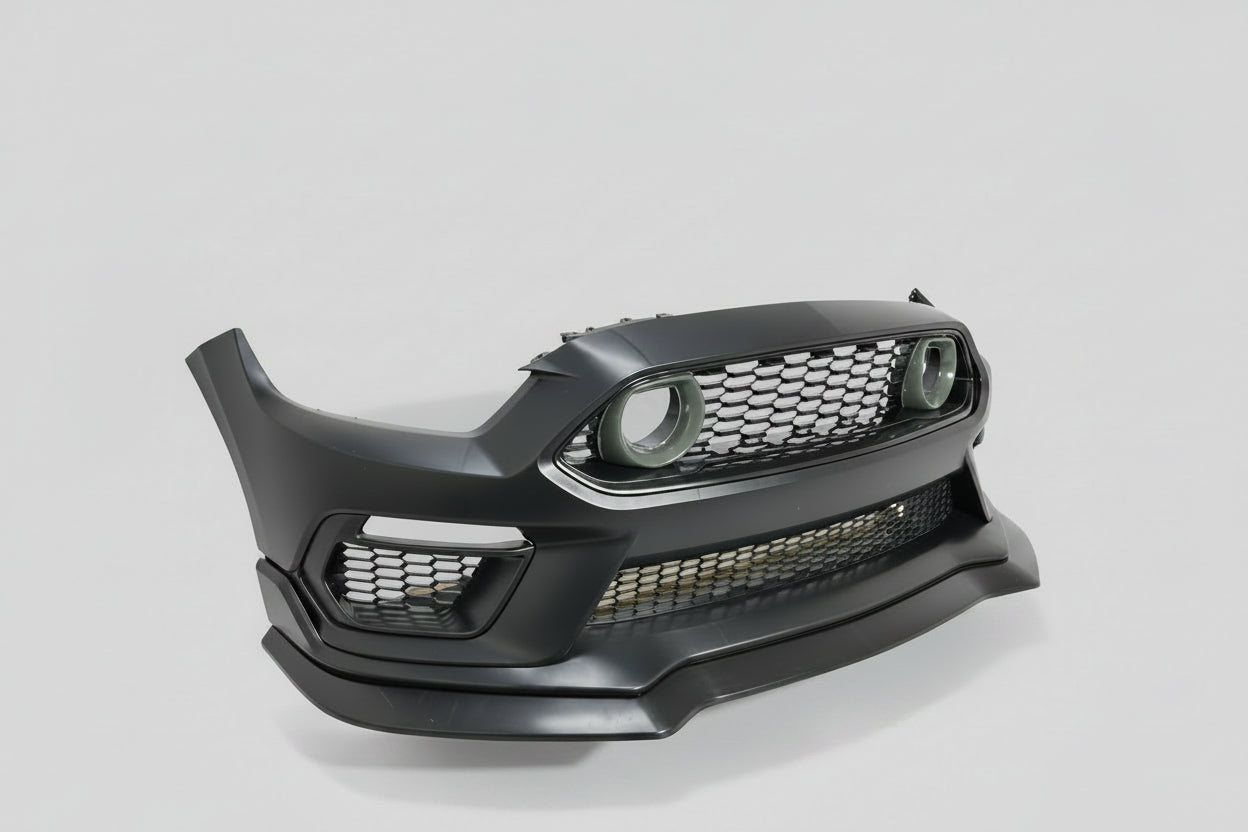 Defensa Delantera Estilo Mach 1 con Parrilla LED para Ford Mustang 2015–2017