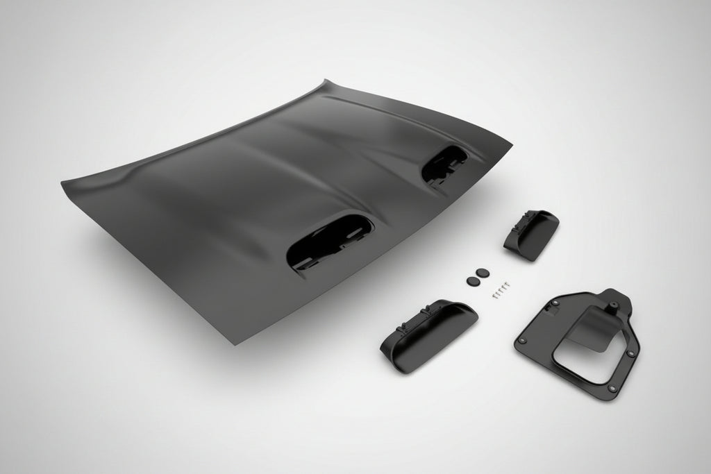 Cofre Estilo Redeye con Triple Toma de Aire para Dodge Challenger 2008–2023